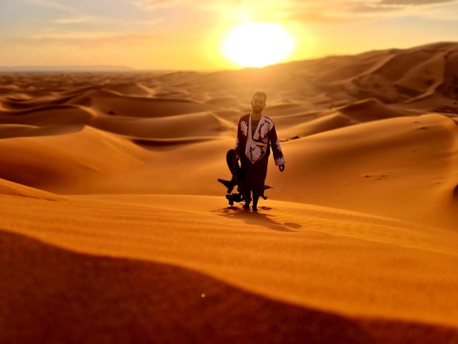 מלון מרזאוגה Sahara Luxury Camp מראה חיצוני תמונה